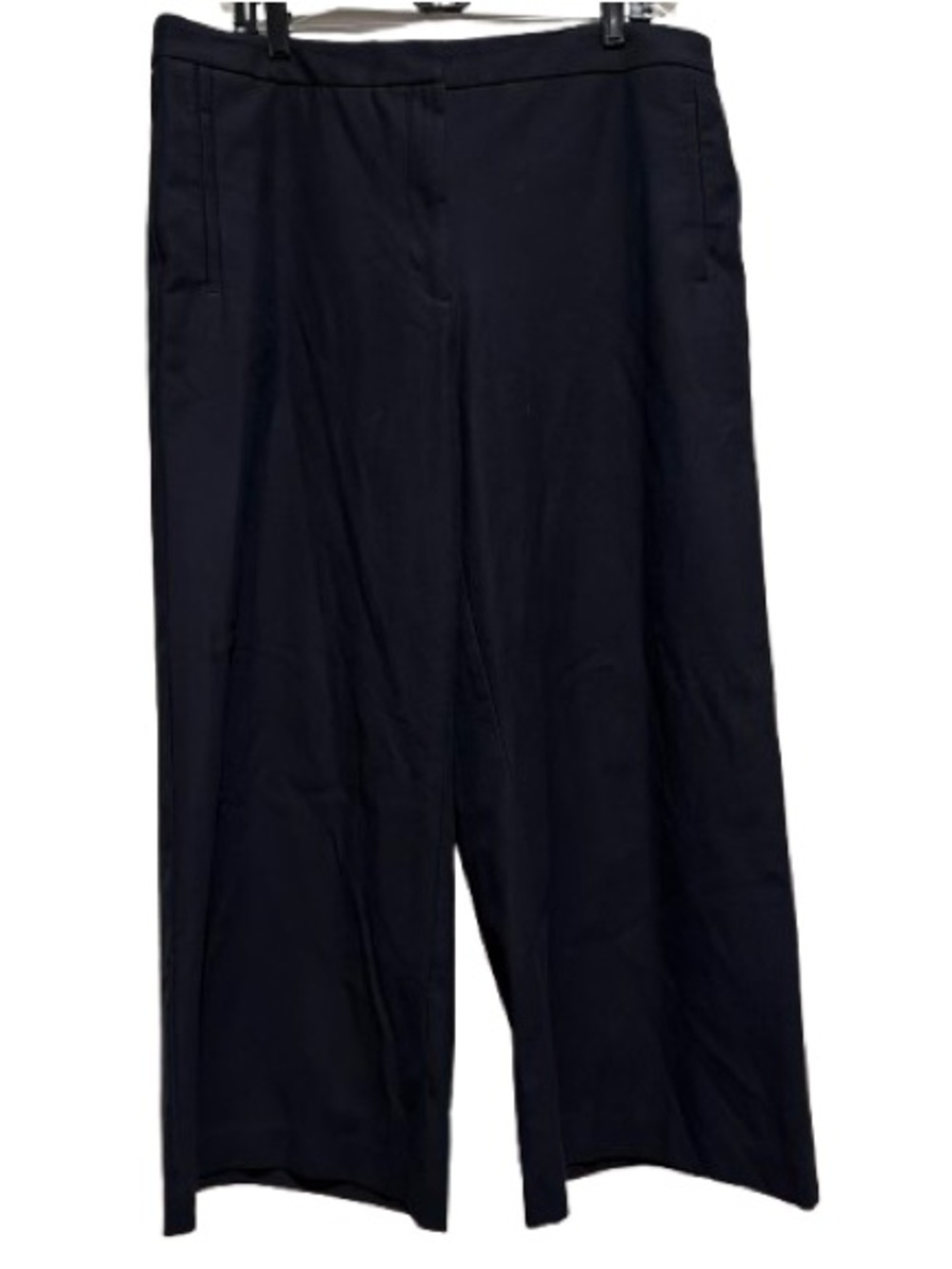 Ann Taylor Black Trousers - wide leg cropped 16t